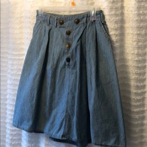 Light Denim Skirt